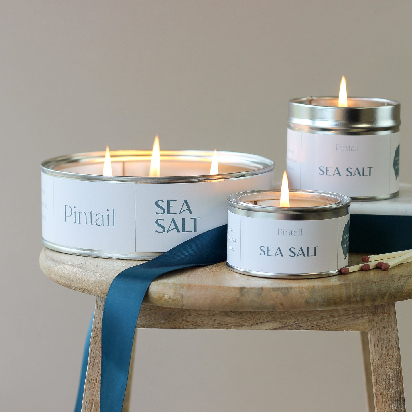 Sea Salt Classic Tin Candle