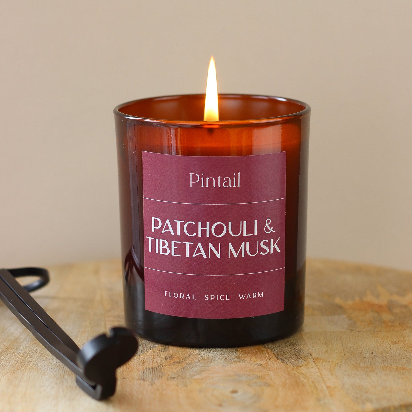 Patchouli & Tibetan Musk Glass Candle