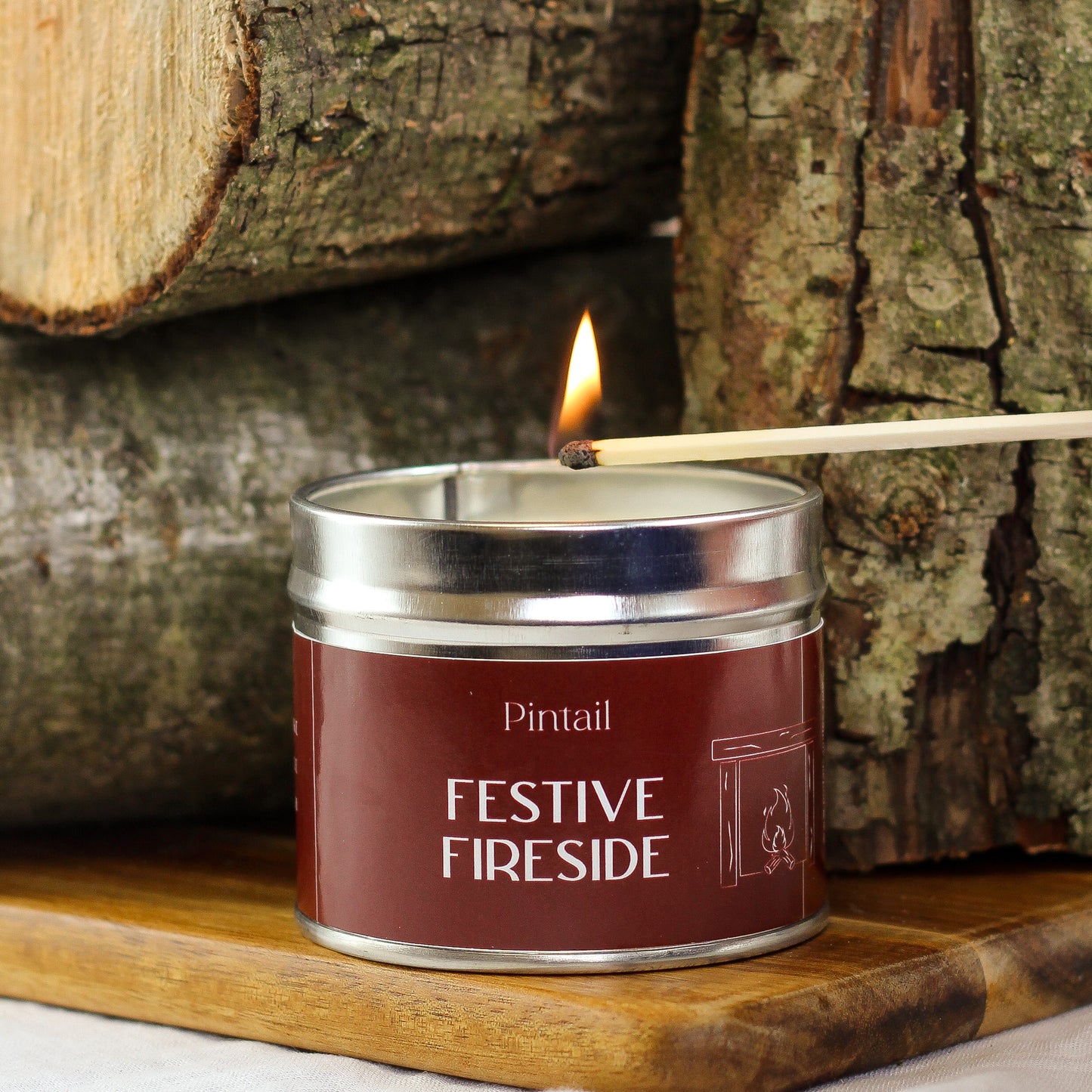 Festive Fireside Classic Tin