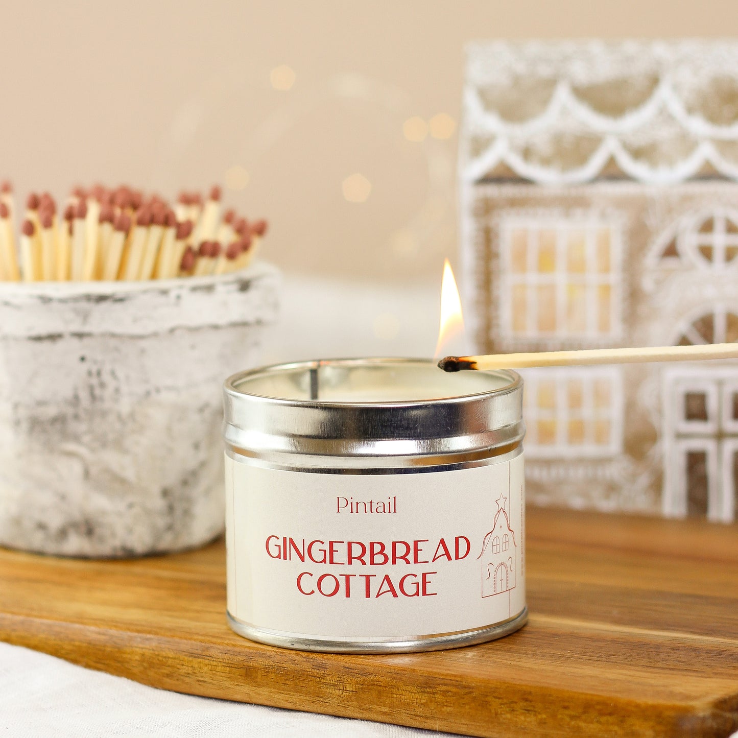 Gingerbread Cottage Classic Tin