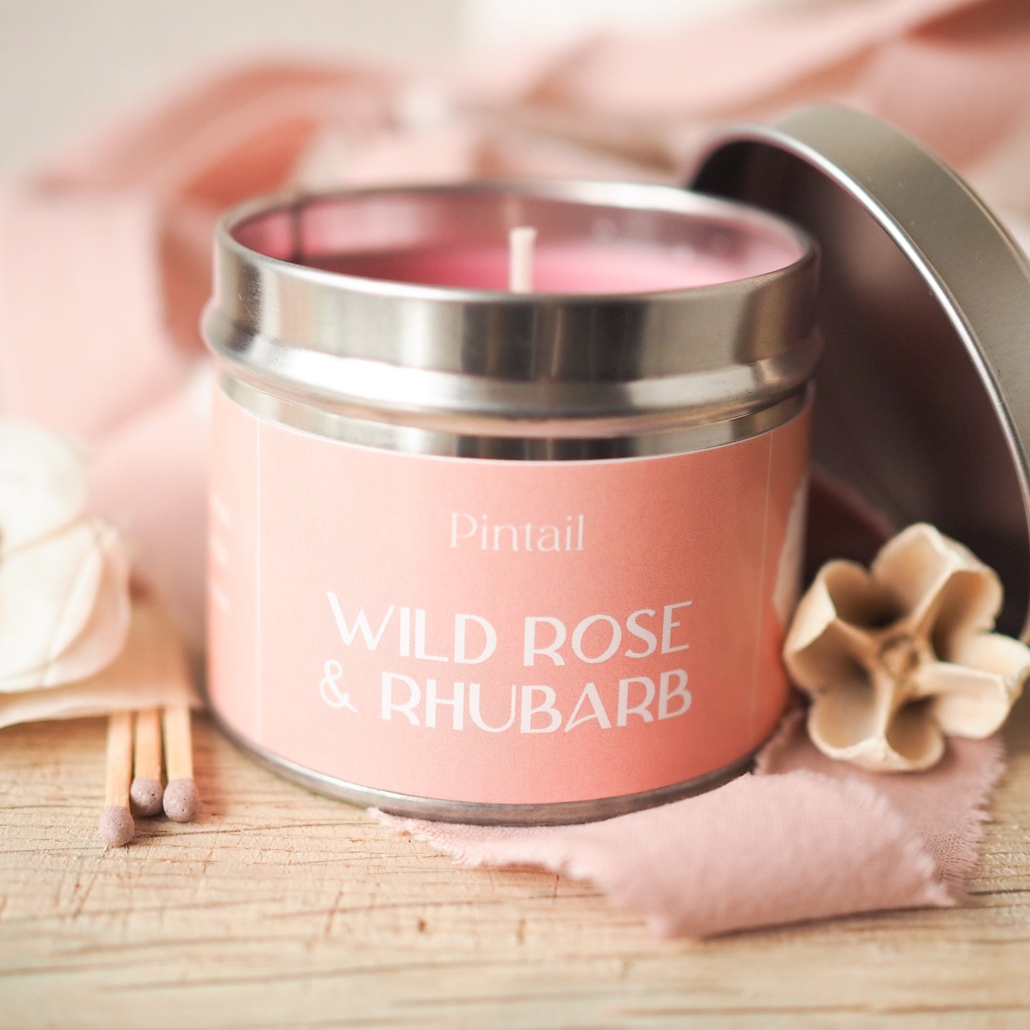 Wild Rose & Rhubarb Classic Tin