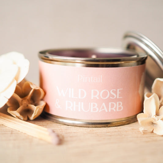 Wild Rose & Rhubarb Paint Pot
