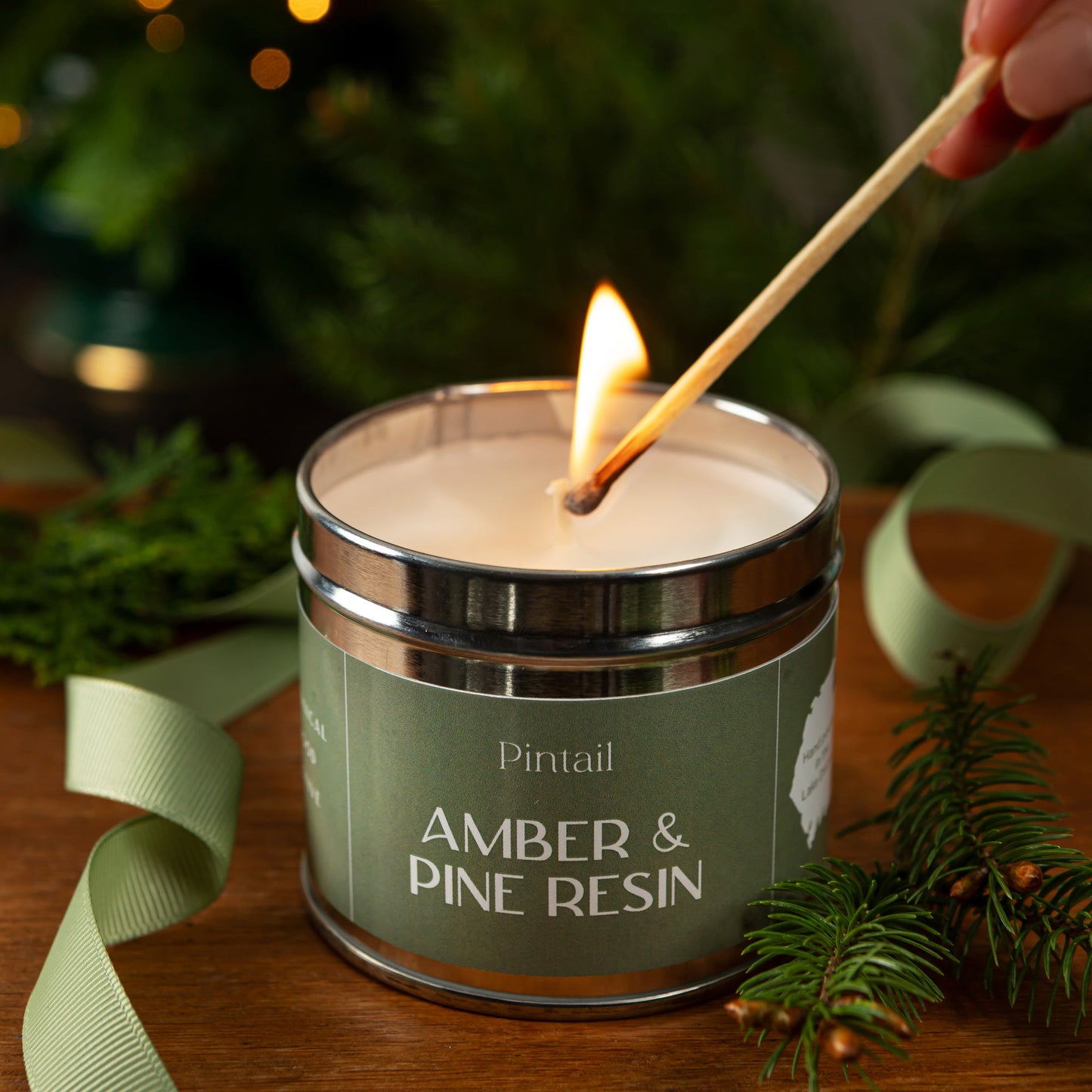 Amber & Pine Resin Classic Tin - Pre Order for September Dispatch