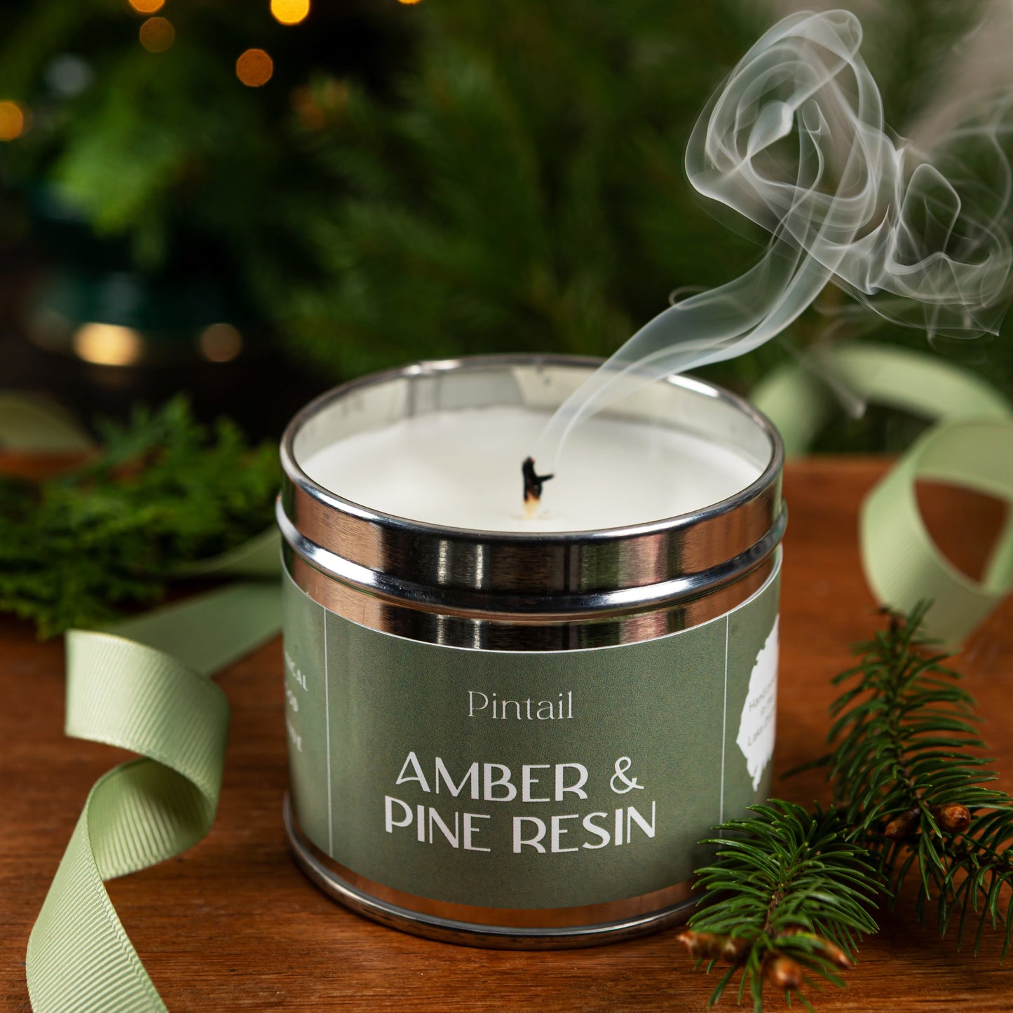 Amber & Pine Resin Classic Tin - Pre Order for September Dispatch