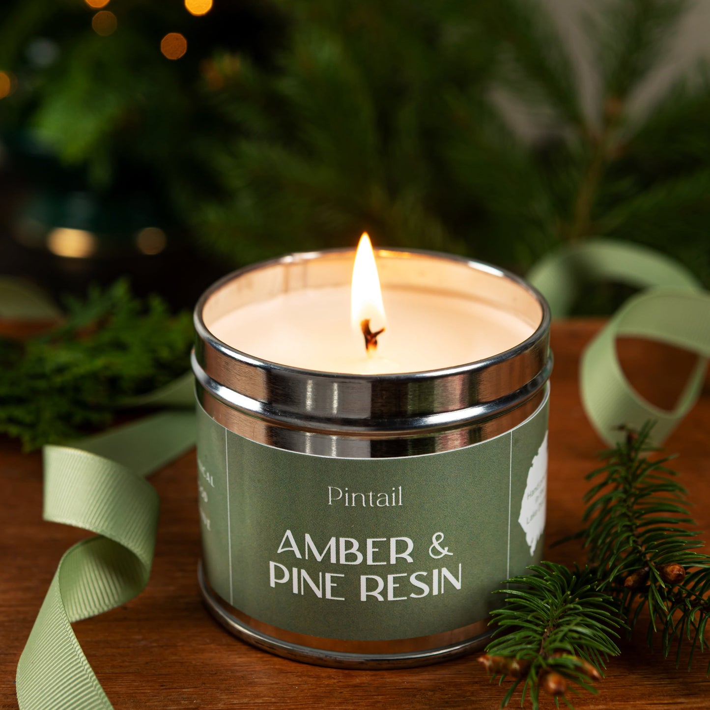 Amber & Pine Resin Classic Tin - Pre Order for September Dispatch