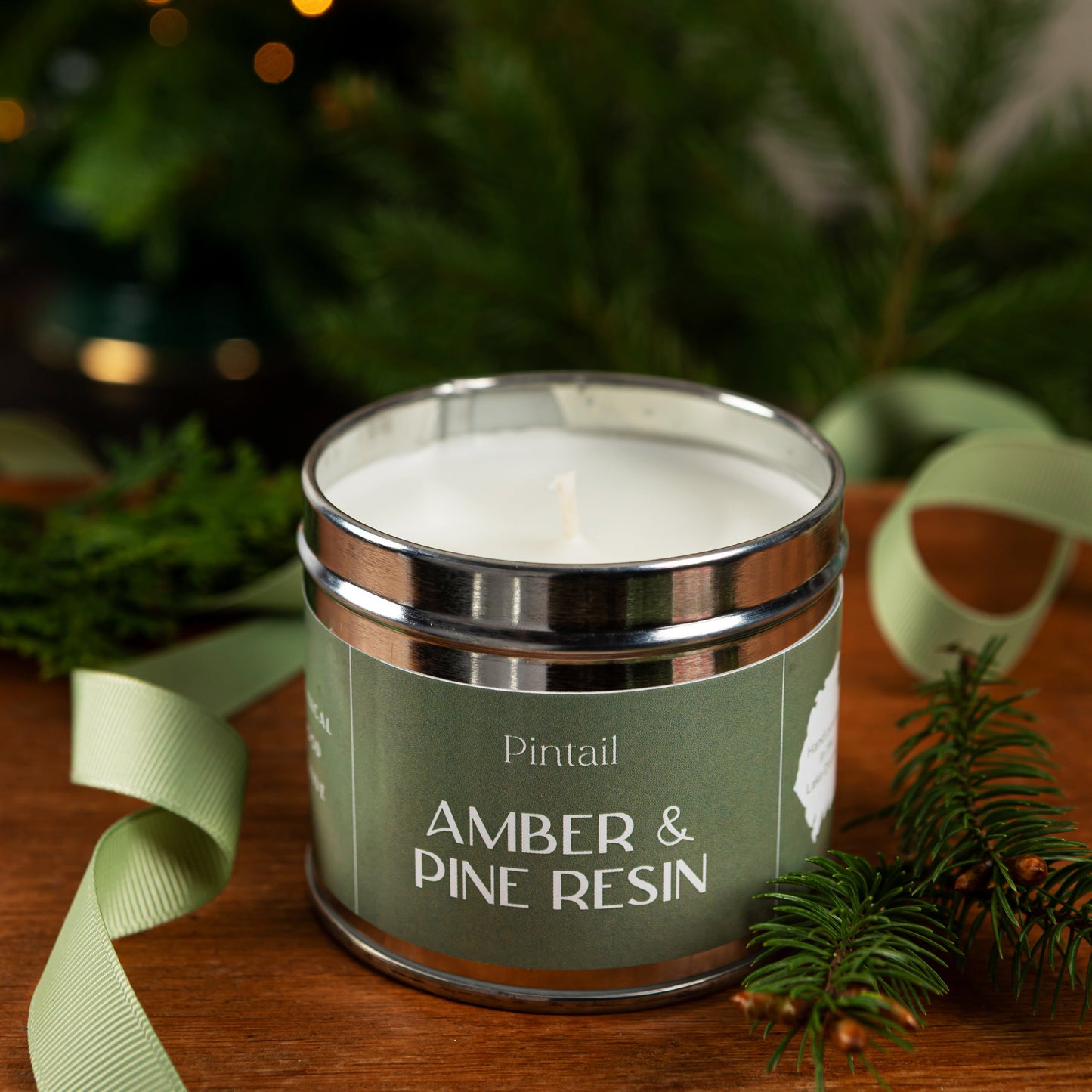 Amber & Pine Resin Classic Tin - Pre Order for September Dispatch