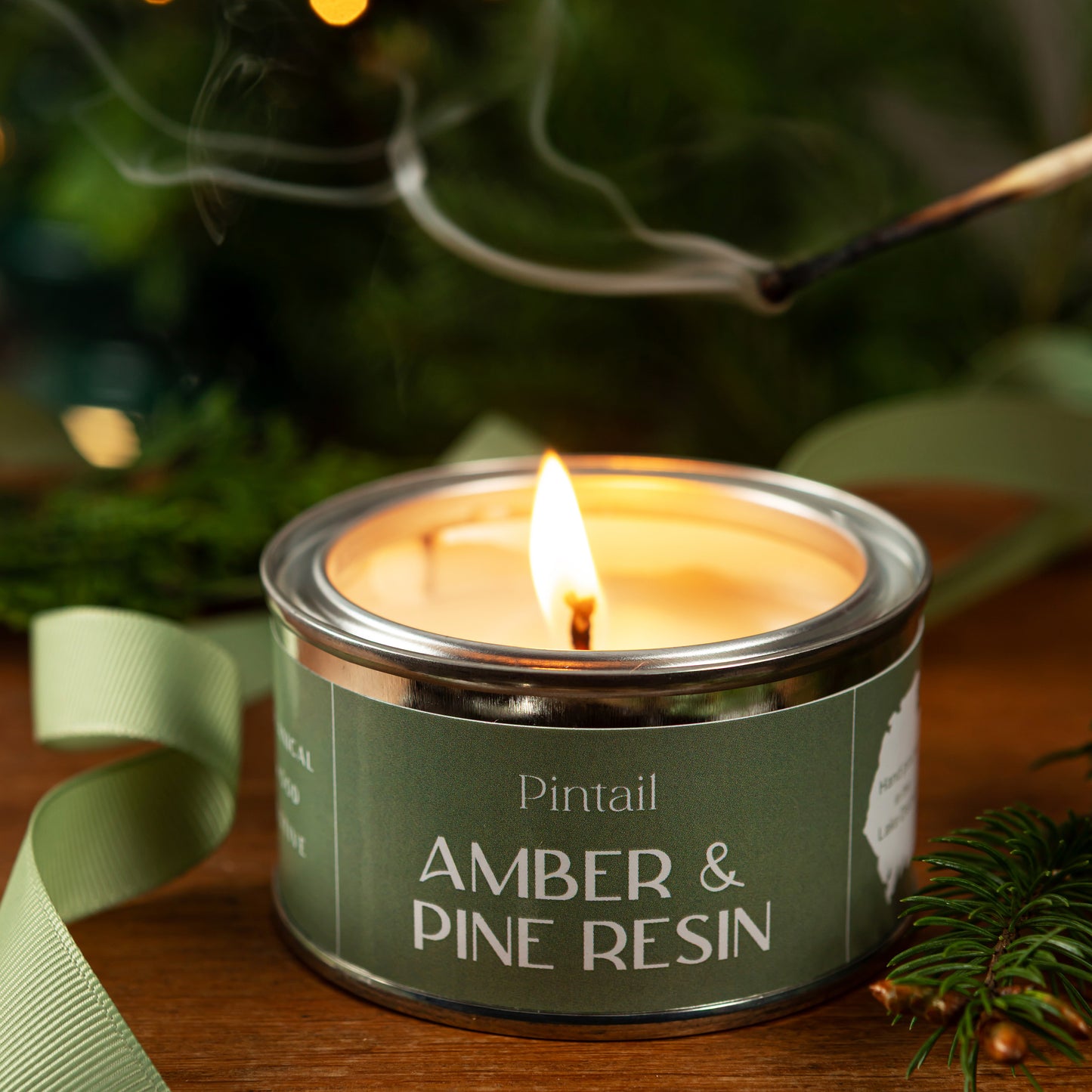 Amber and Pine Resin Paint Pot - Pre Order for September Dispatch