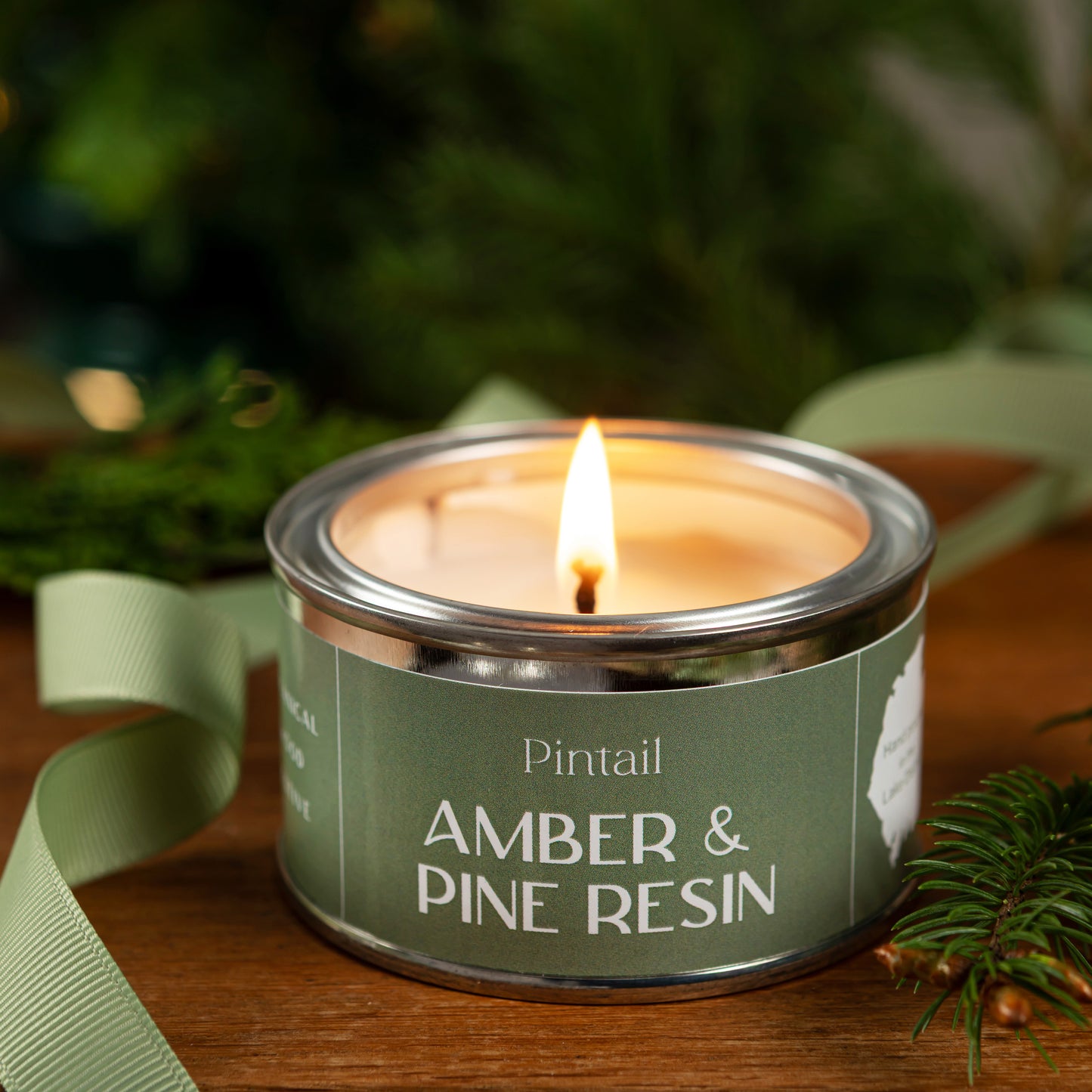 Amber and Pine Resin Paint Pot - Pre Order for September Dispatch