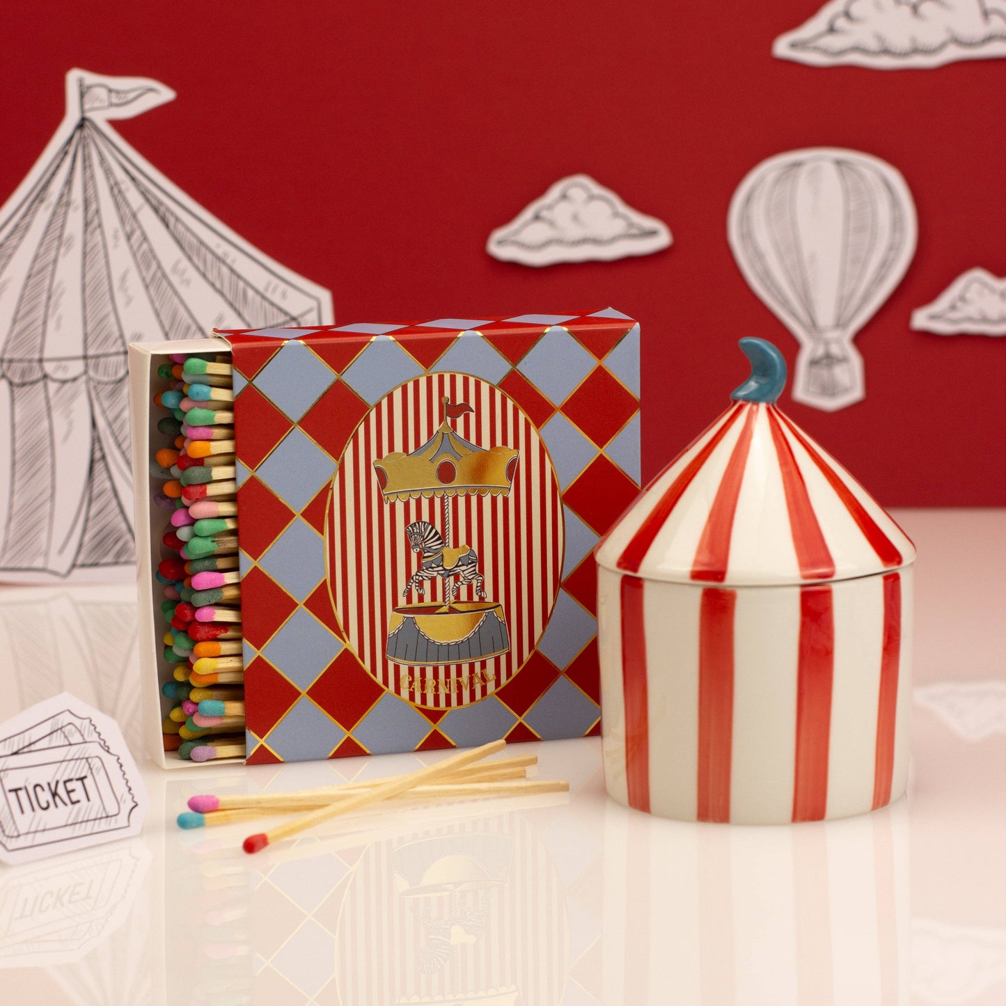 Carnival Zebra Matches