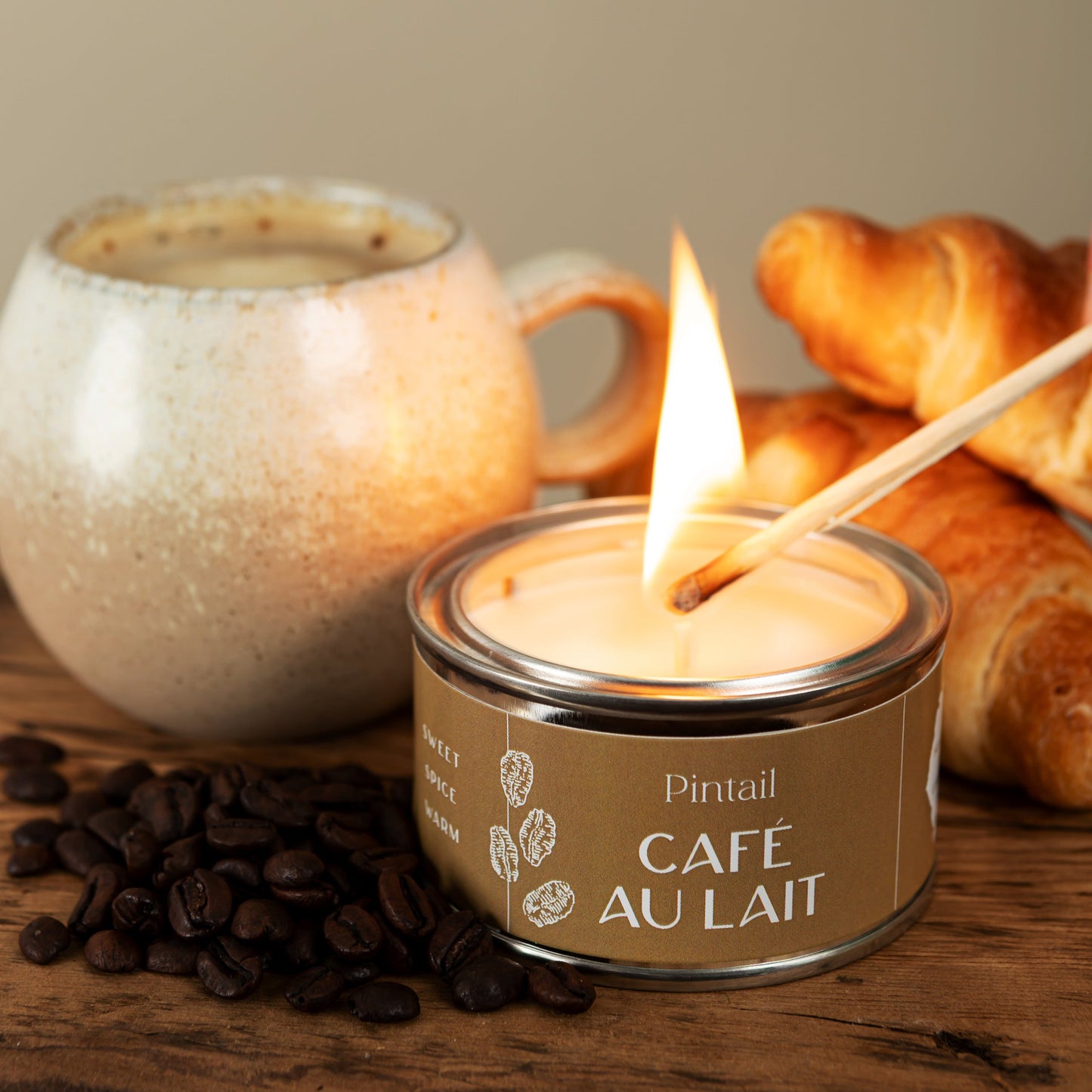 Cafe Au Lait Paint Pot