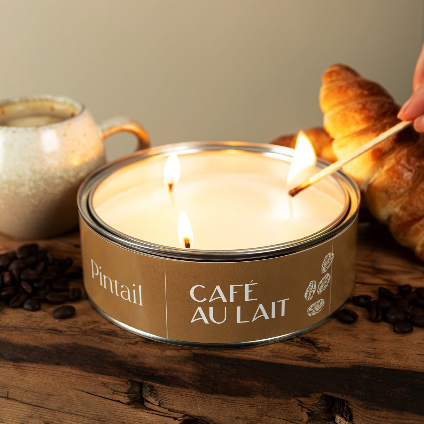 Cafe Au Lait Triple Wick