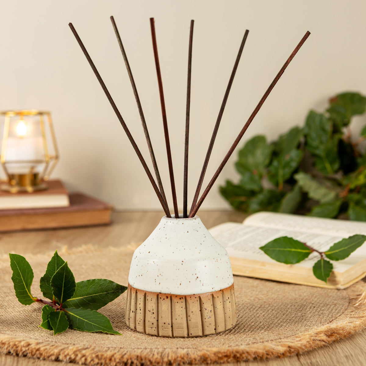 Cream Ceramic Diffuser