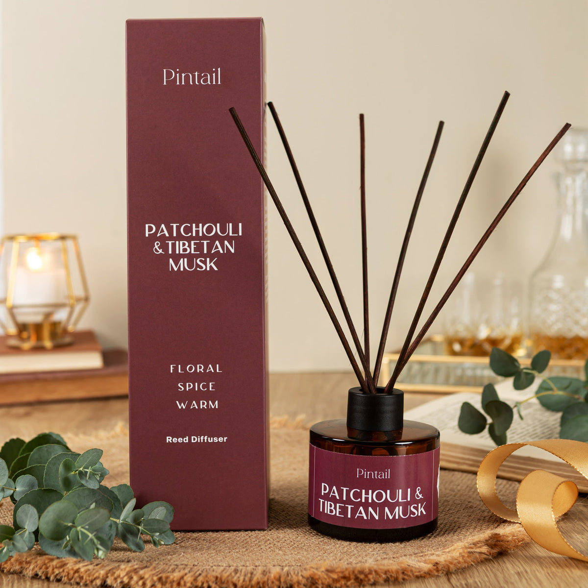 Patchouli & Tibetan Musk Reed Diffuser -  Pre Order for October Dispatch