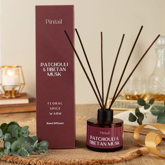 Patchouli & Tibetan Musk Reed Diffuser -  Pre Order for October Dispatch