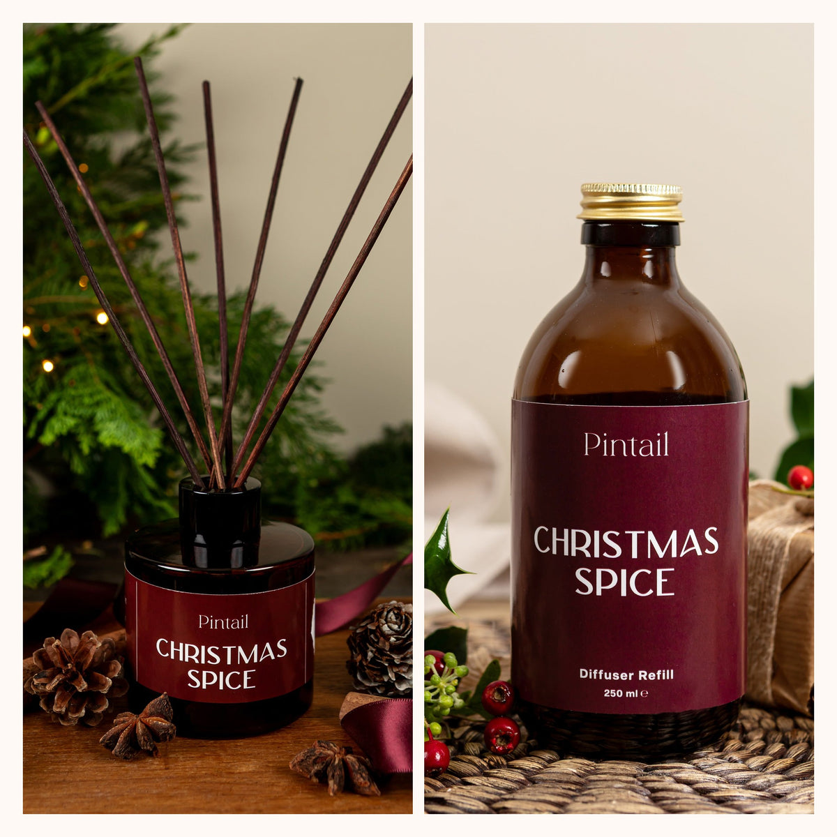 Christmas Spice reed diffuser and refill