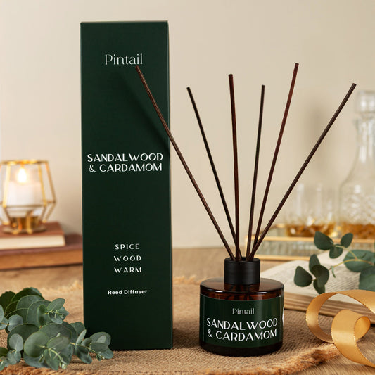 Sandalwood & Cardamom Reed Diffuser - Pre Order for October Dispatch