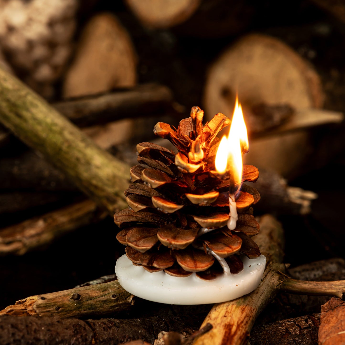 Recycled Wax Fire Lighters - 12 Pack