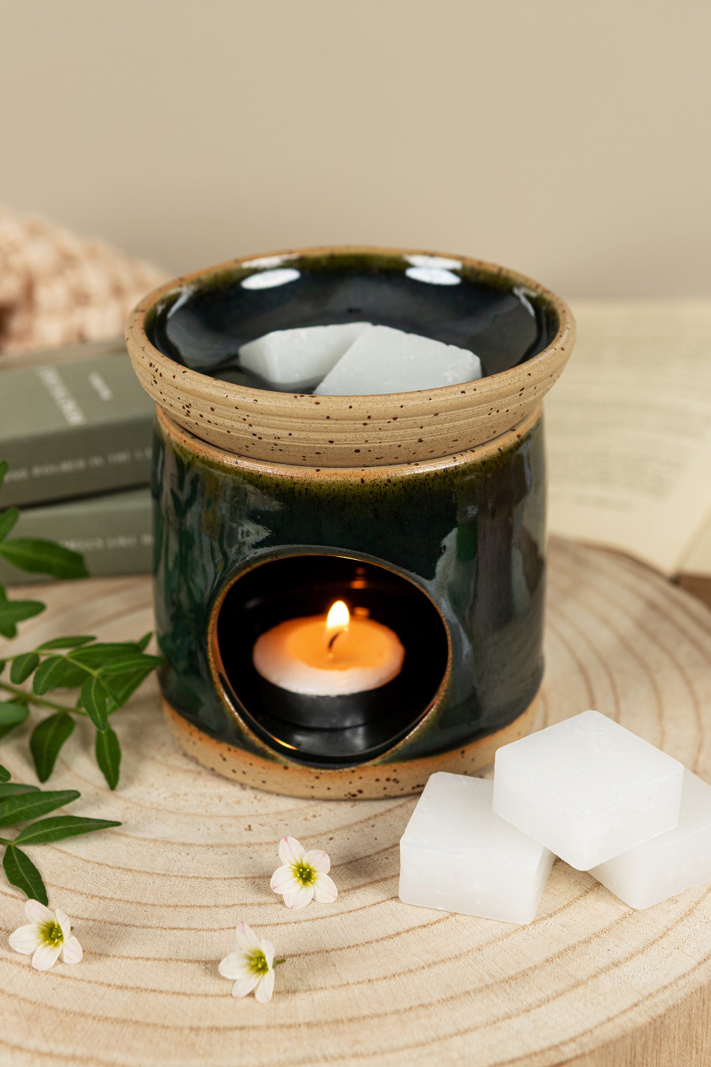 Green Wax Melt Burner
