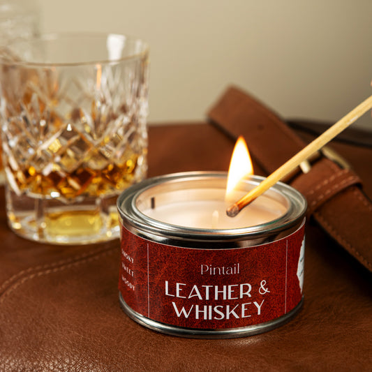 Leather & Whisky Paint Pot