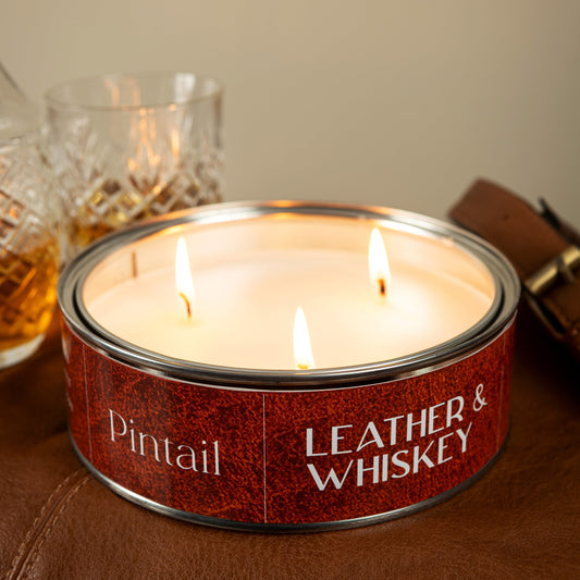 Leather & Whisky Triple Wick