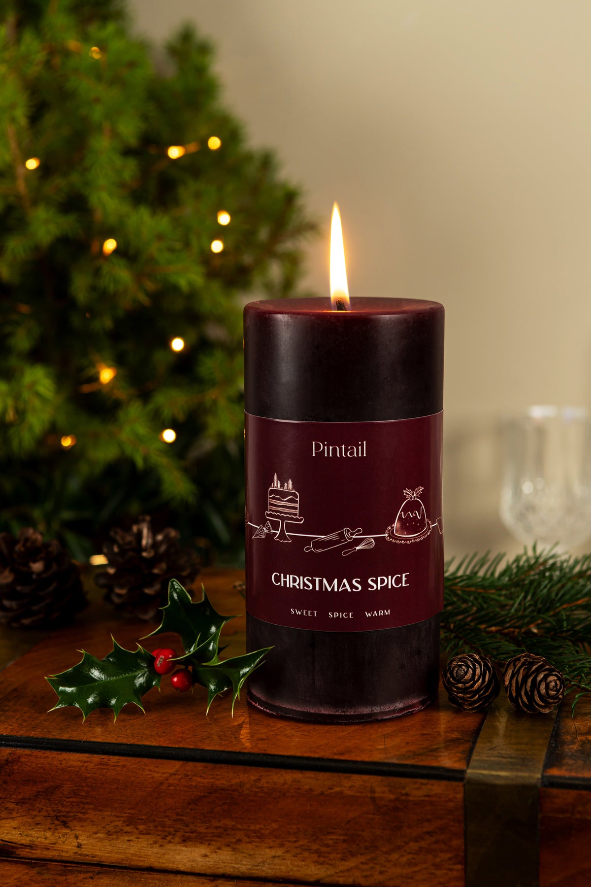 Christmas Spice Pillar