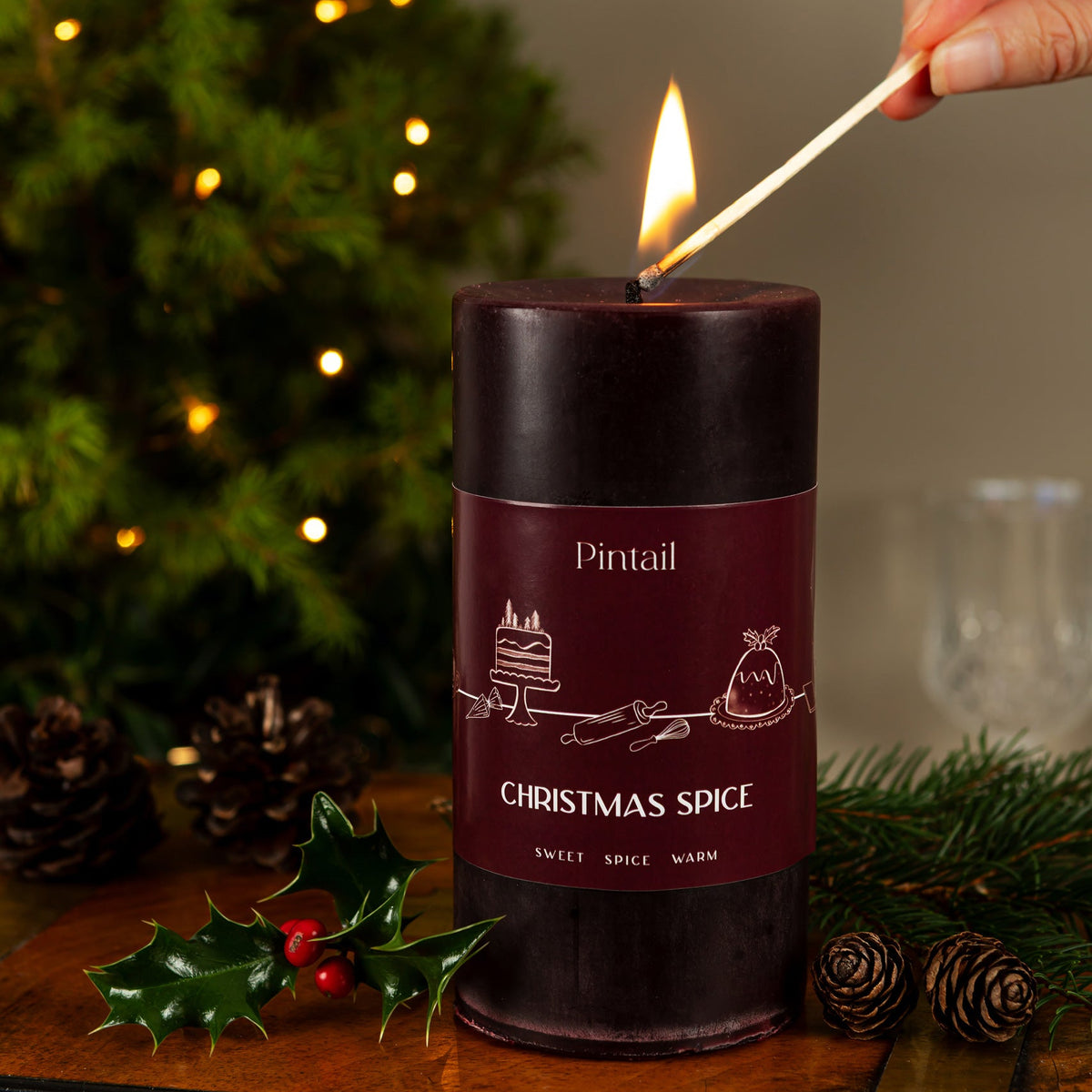 Christmas Spice Pillar