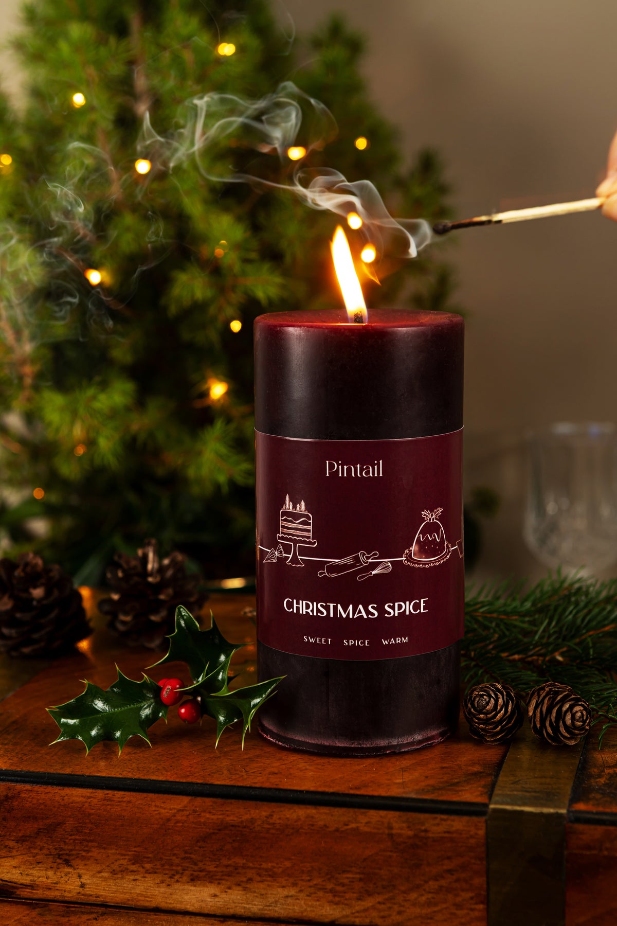 Christmas Spice Pillar