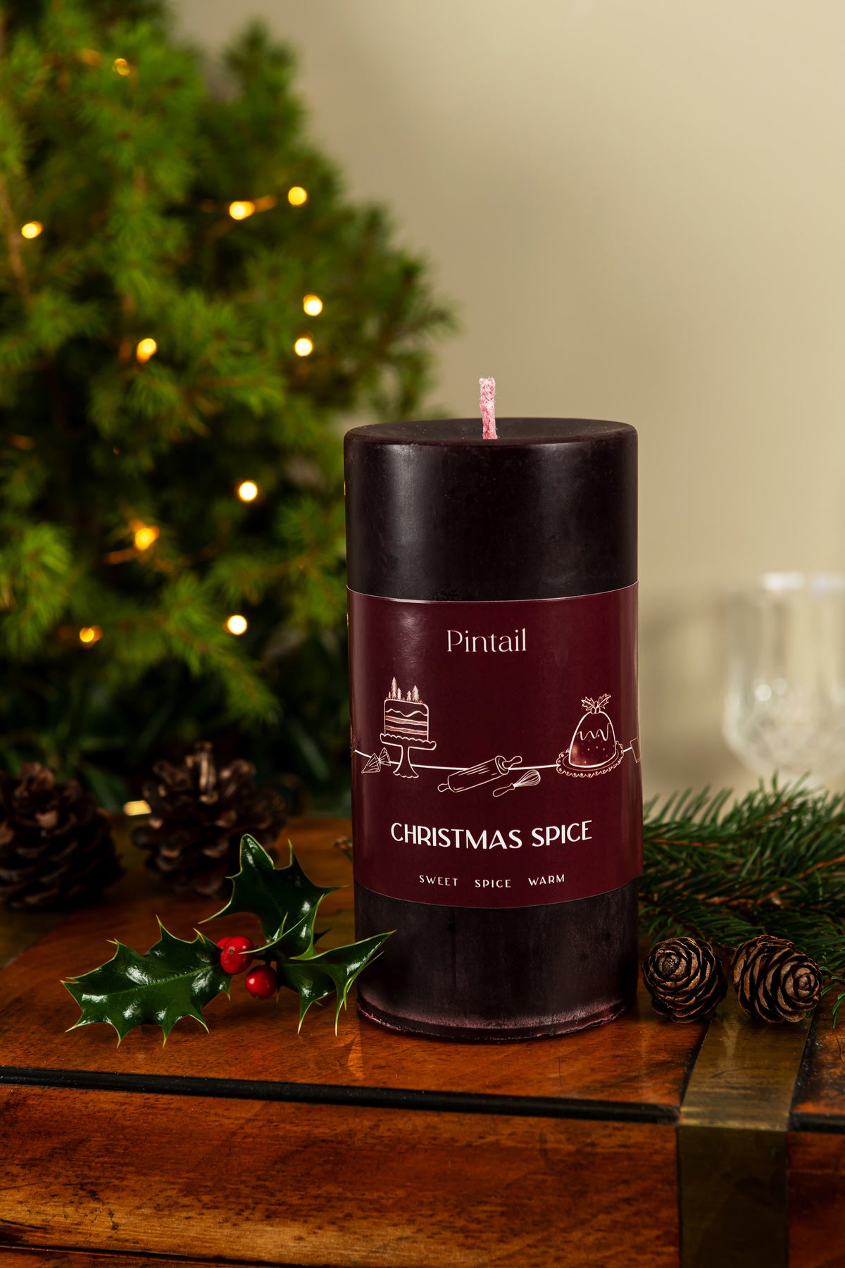 Christmas Spice Pillar