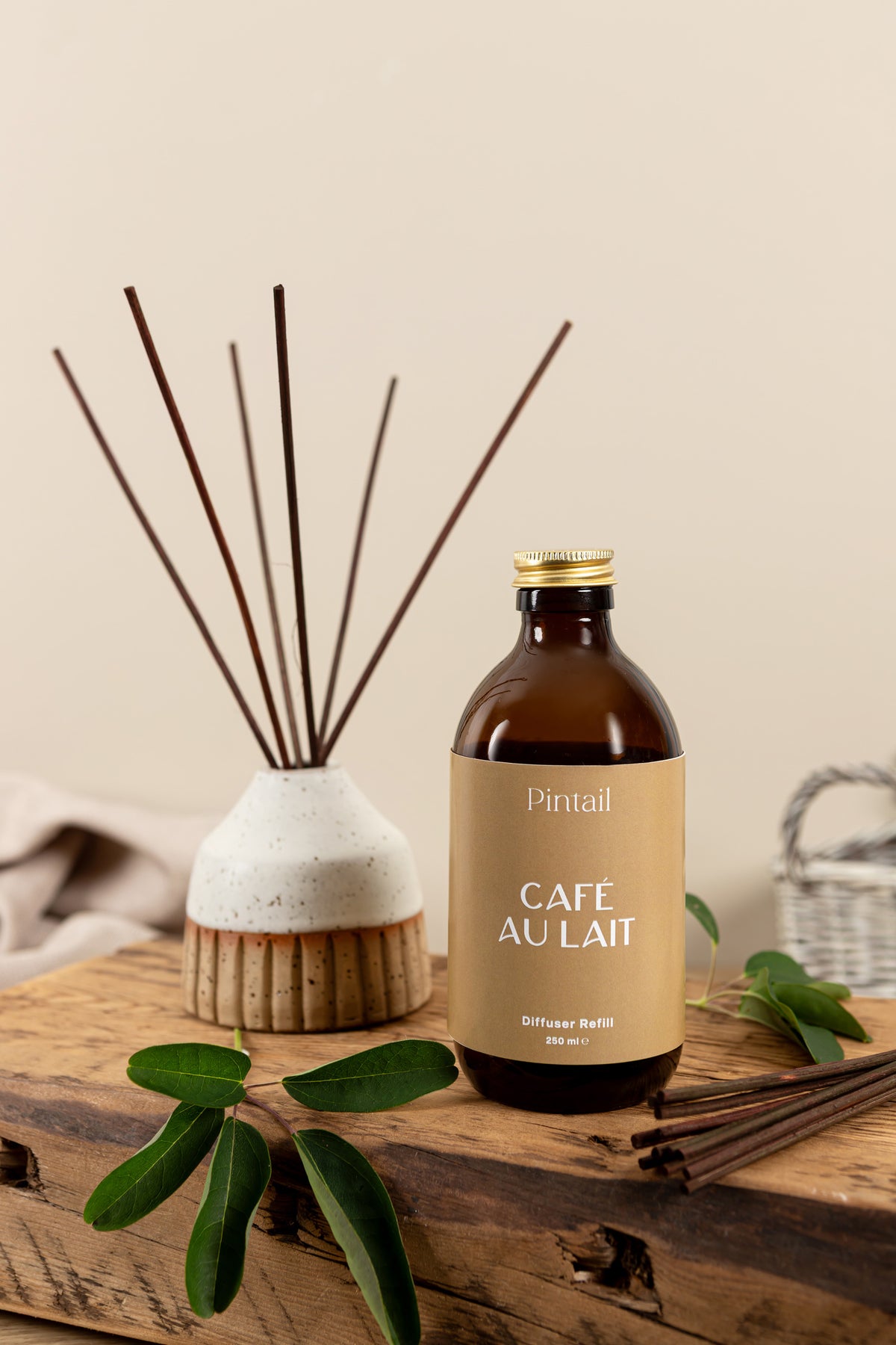 Café au Lait Reed Diffuser Refill - Pre Order for October Dispatch
