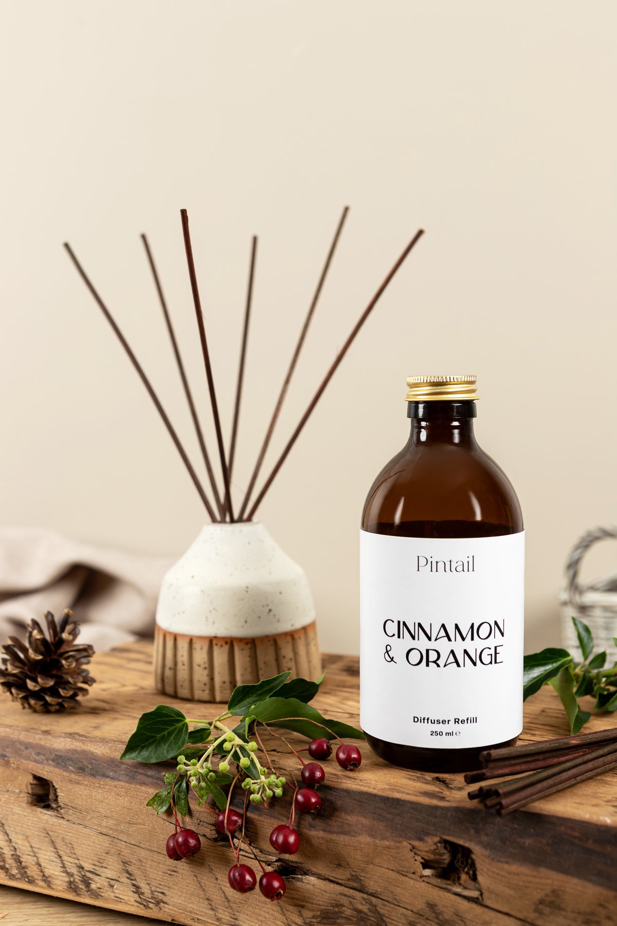 Cinnamon & Orange Reed Diffuser Refill - Pre Order for October Dispatch