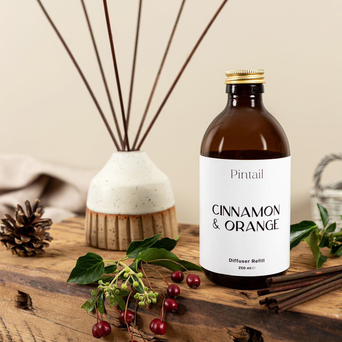 Cinnamon & Orange Reed Diffuser Refill - Pre Order for October Dispatch