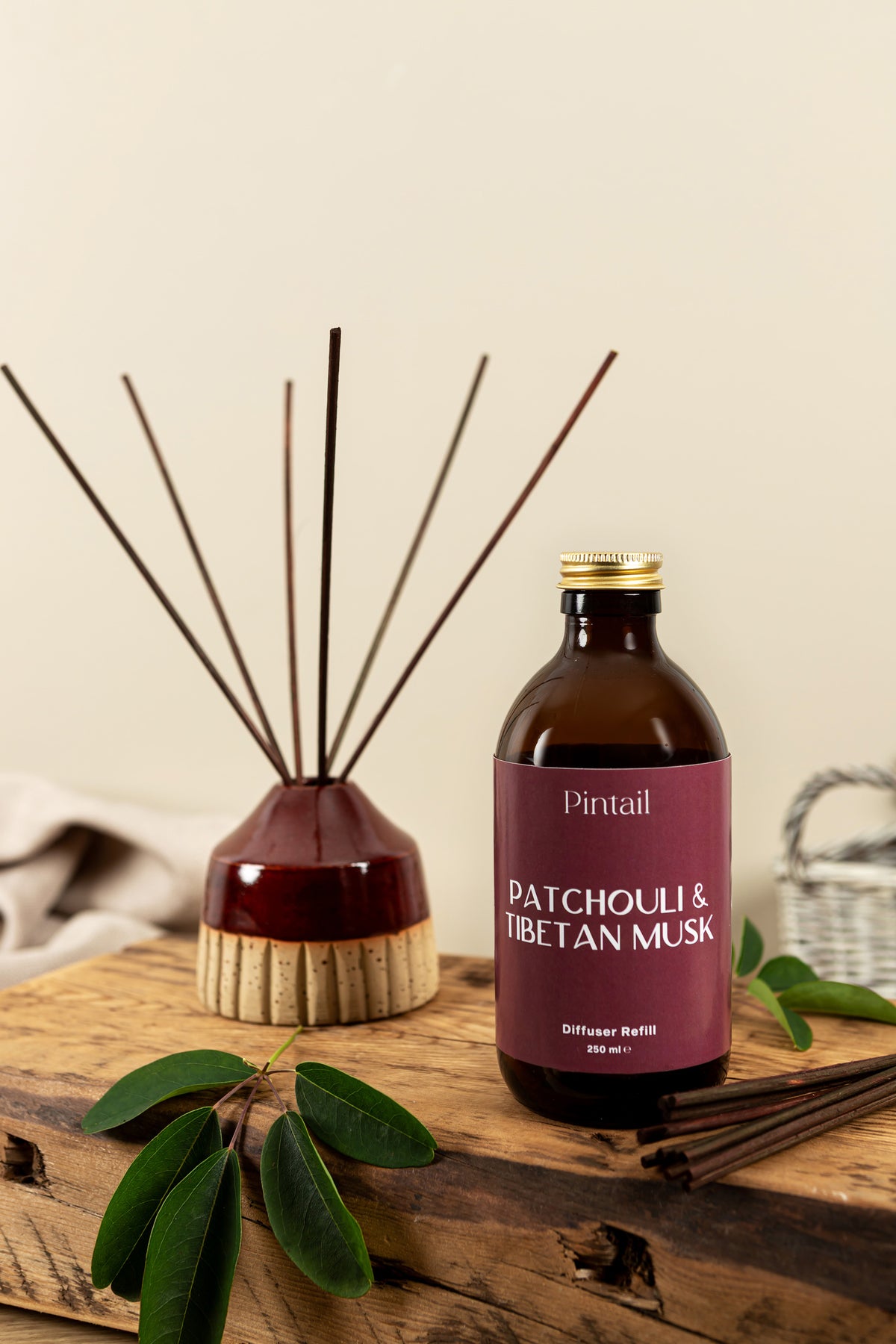 Patchouli & Tibetan Musk Reed Diffuser Refill - Pre Order for October Dispatch