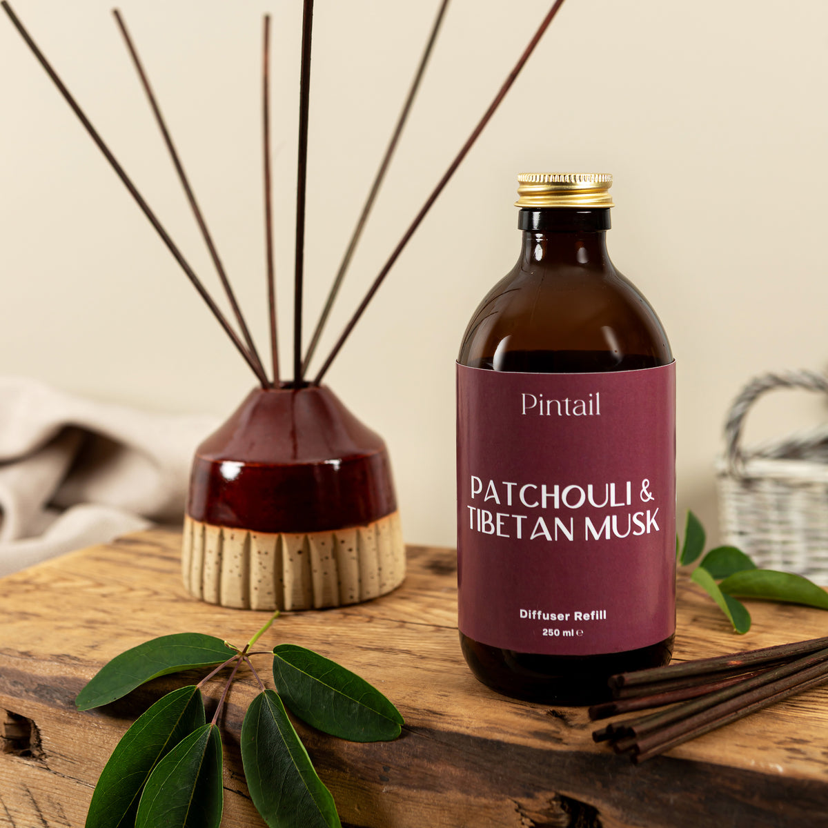 Patchouli & Tibetan Musk Reed Diffuser Refill - Pre Order for October Dispatch