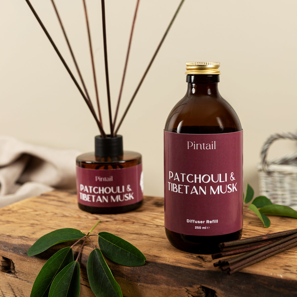 Patchouli & Tibetan Musk Reed Diffuser Refill - Pre Order for October Dispatch