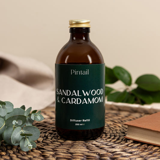 Sandalwood & Cardamom Reed Diffuser Refill - Pre Order for October Dispatch