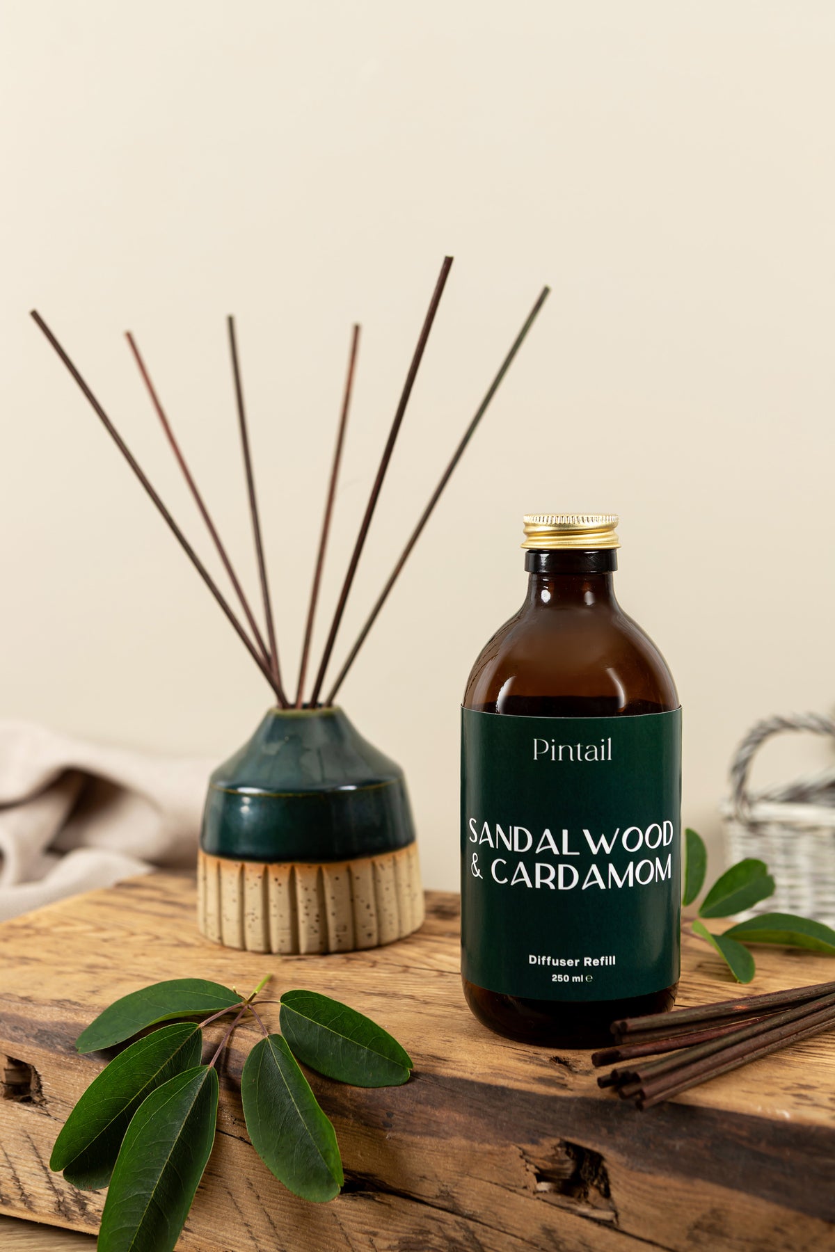 Sandalwood & Cardamom Reed Diffuser Refill - Pre Order for October Dispatch