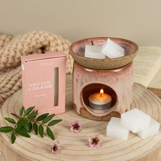 Wild Rose & Rhubarb Wax Melts