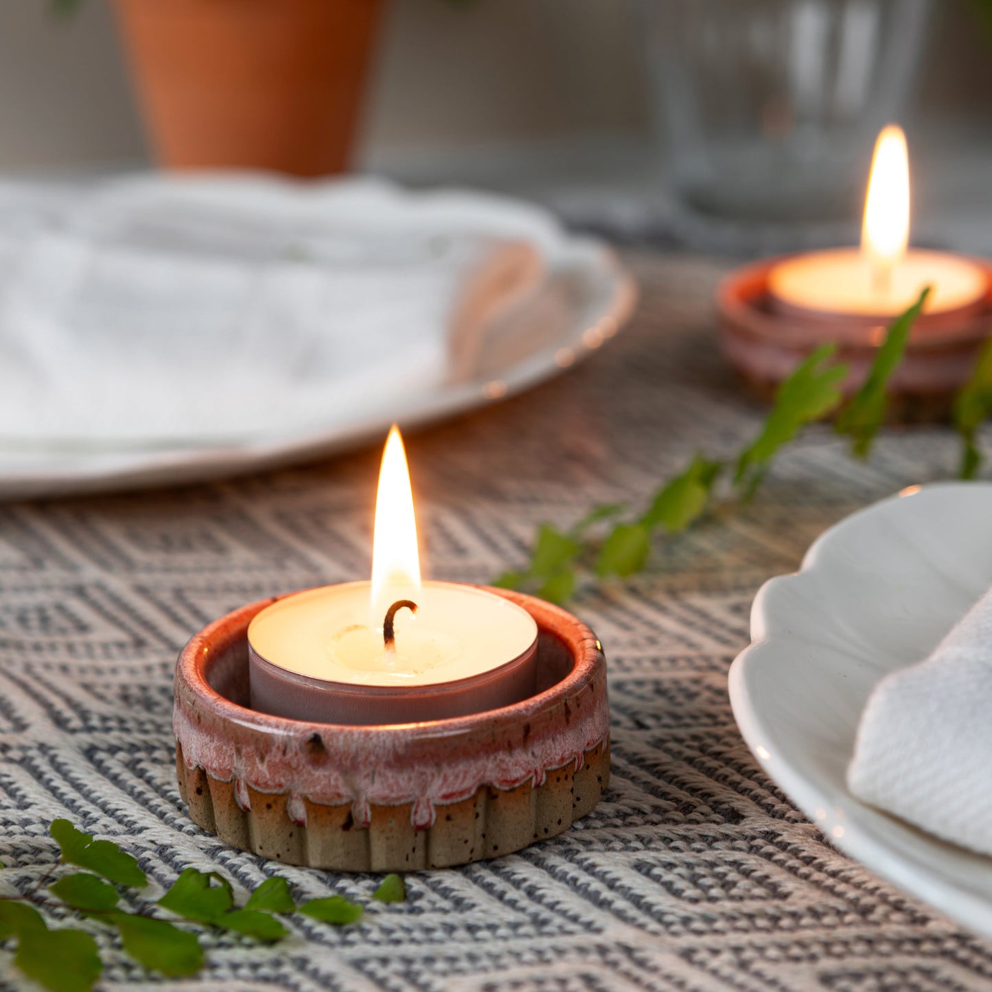 Unscented Recycled Wax Tea Lights - 24 Pack