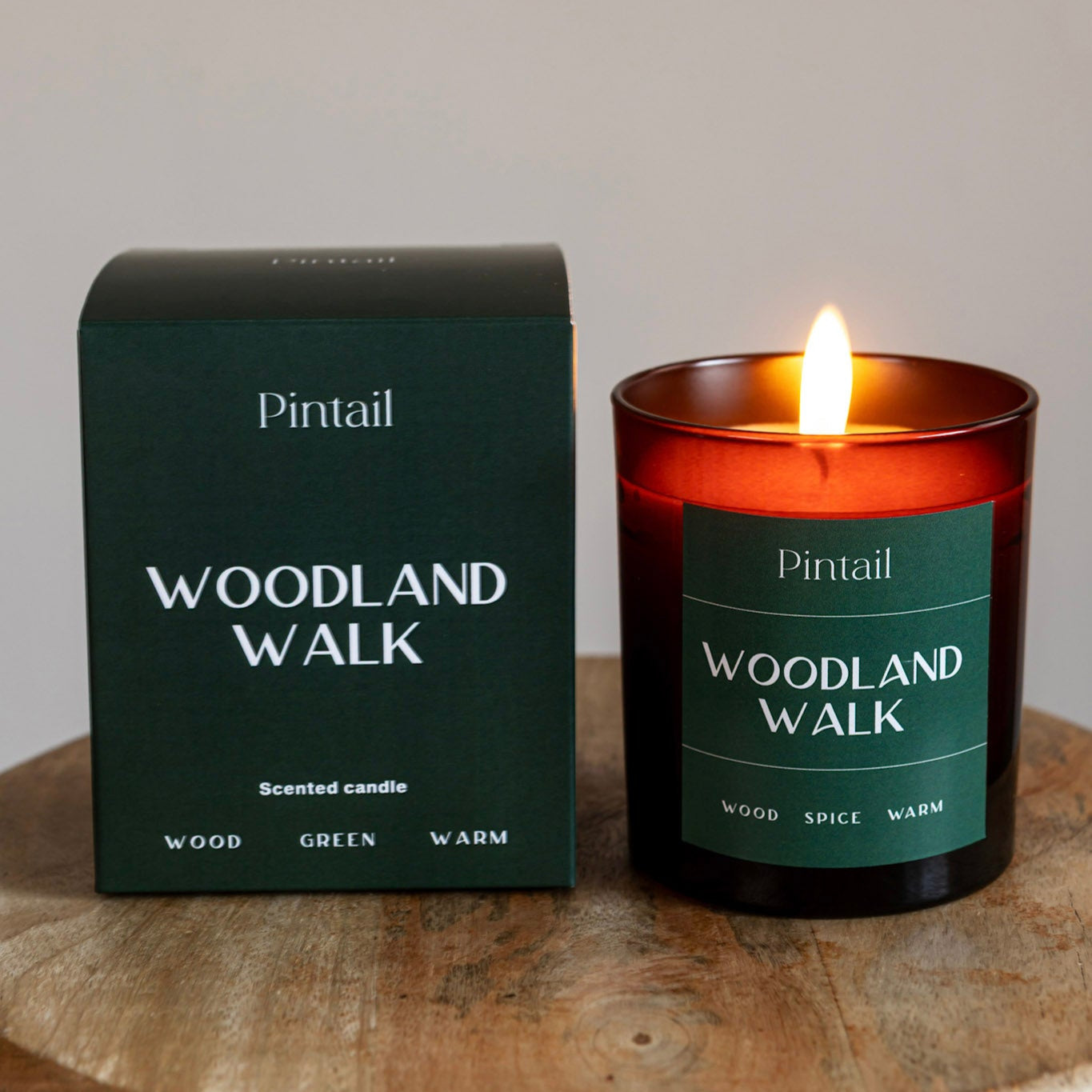 Woodland Walk Glass Candle