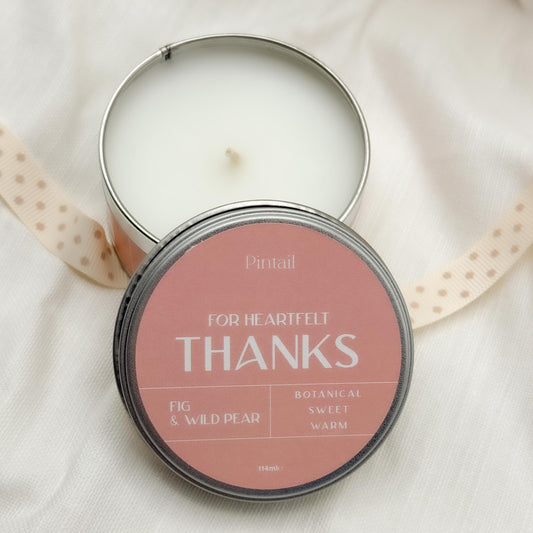'For Heartfelt Thanks' Fig & Wild Pear Occasion Candle